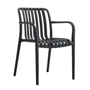 mobiliario-contract-sillon saler apilable polipropileno negro